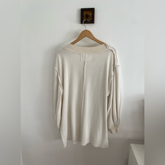 Free people waffle sweater - Picture 3 of 3